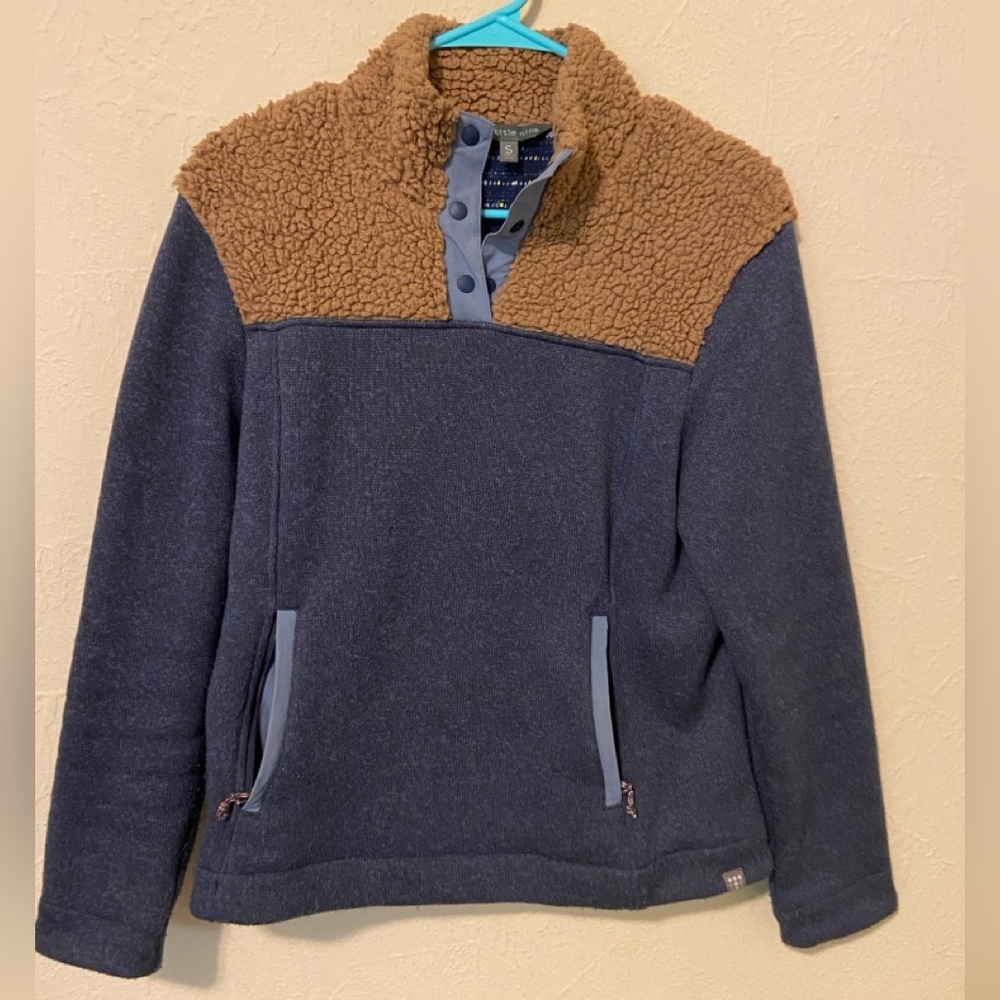 Callitrix Fleece Pullover, Size Small, Rainstorm